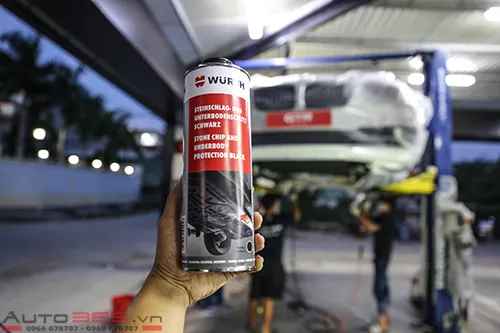 BMW 528I phủ gầm wurth 12 chai tại Auto365